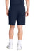 Sport-Tek ST349P Mens Moisture Wicking Competitor Athletic Shorts w/ Pockets True Navy Blue Model Back