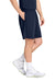 Sport-Tek ST349P Mens Moisture Wicking Competitor Athletic Shorts w/ Pockets True Navy Blue Model Side