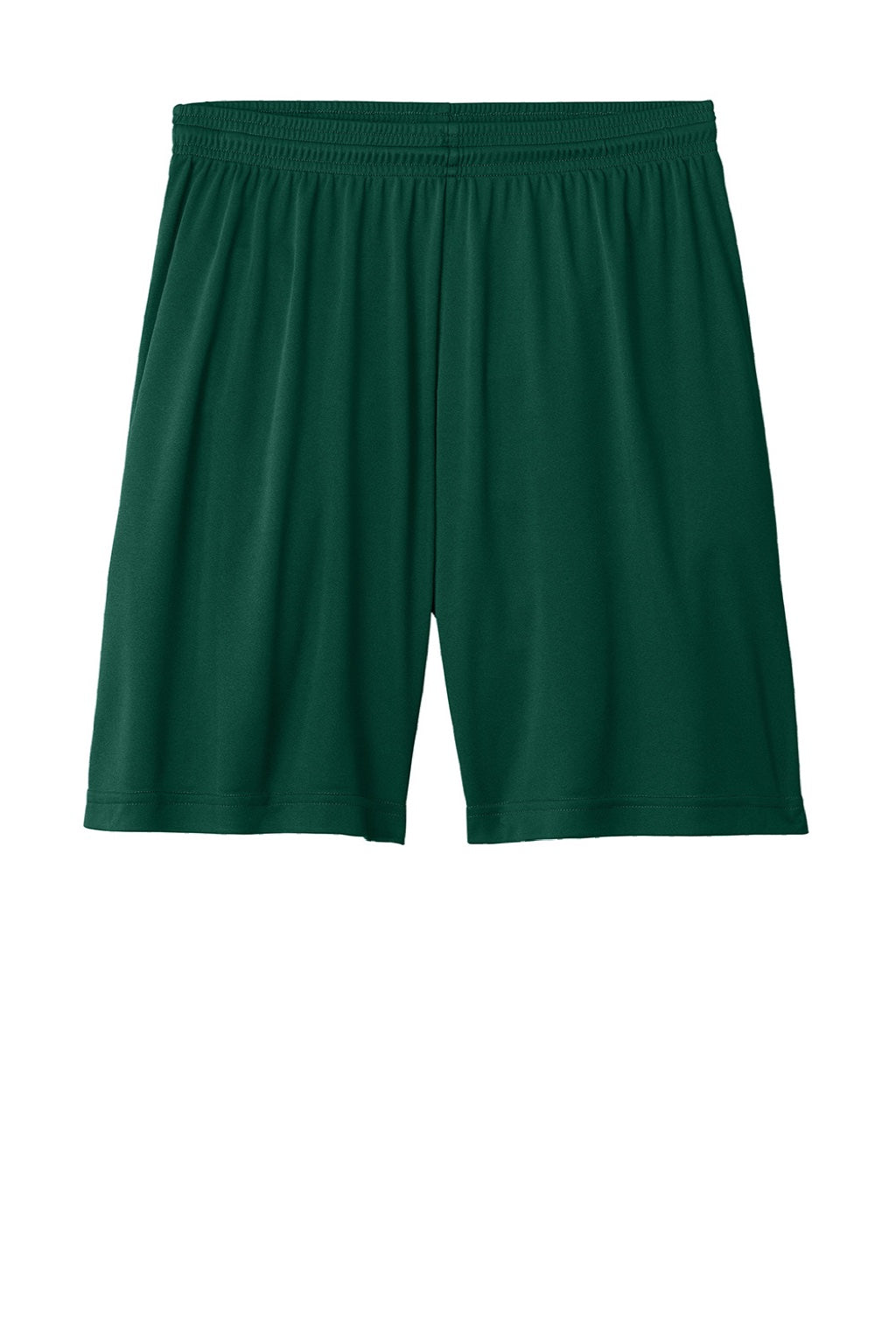 Sport-Tek ST349 Mens Moisture Wicking Competitor Athletic Shorts Forest Green Flat Front