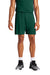 Sport-Tek ST349 Mens Moisture Wicking Competitor Athletic Shorts Forest Green Model Front