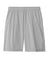 Sport-Tek ST349 Mens Moisture Wicking Competitor Athletic Shorts Silver Grey Flat Front