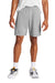 Sport-Tek ST349 Mens Moisture Wicking Competitor Athletic Shorts Silver Grey Model Front