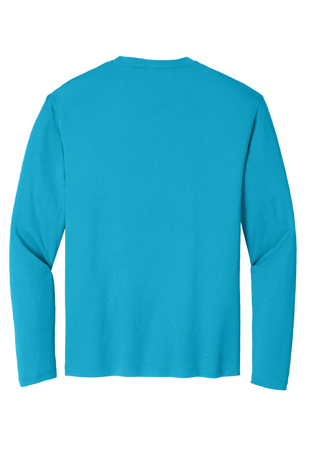 Sport-Tek ST350LS/TST350LS Mens Competitor Moisture Wicking Long Sleeve Crewneck T-Shirt Atomic Blue Flat Back