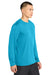 Sport-Tek ST350LS/TST350LS Mens Competitor Moisture Wicking Long Sleeve Crewneck T-Shirt Atomic Blue Model Side