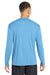 Sport-Tek ST350LS/TST350LS Mens Competitor Moisture Wicking Long Sleeve Crewneck T-Shirt Carolina Blue Model Back