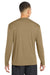 Sport-Tek ST350LS/TST350LS Mens Competitor Moisture Wicking Long Sleeve Crewneck T-Shirt Coyote Brown Model Back