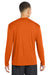 Sport-Tek ST350LS/TST350LS Mens Competitor Moisture Wicking Long Sleeve Crewneck T-Shirt Deep Orange Model Back