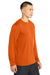 Sport-Tek ST350LS/TST350LS Mens Competitor Moisture Wicking Long Sleeve Crewneck T-Shirt Deep Orange Model Side