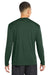 Sport-Tek ST350LS/TST350LS Mens Competitor Moisture Wicking Long Sleeve Crewneck T-Shirt Forest Green Model Back