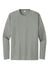 Sport-Tek ST350LS/TST350LS Mens Competitor Moisture Wicking Long Sleeve Crewneck T-Shirt Heather Concrete Grey Flat Front