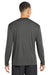 Sport-Tek ST350LS/TST350LS Mens Competitor Moisture Wicking Long Sleeve Crewneck T-Shirt Iron Grey Model Back