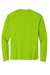 Sport-Tek ST350LS/TST350LS Mens Competitor Moisture Wicking Long Sleeve Crewneck T-Shirt Lime Shock Green Flat Back