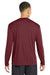 Sport-Tek ST350LS/TST350LS Mens Competitor Moisture Wicking Long Sleeve Crewneck T-Shirt Maroon Model Back