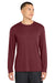 Sport-Tek ST350LS/TST350LS Mens Competitor Moisture Wicking Long Sleeve Crewneck T-Shirt Maroon Model Front