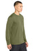 Sport-Tek ST350LS/TST350LS Mens Competitor Moisture Wicking Long Sleeve Crewneck T-Shirt Olive Drab Green Model Side