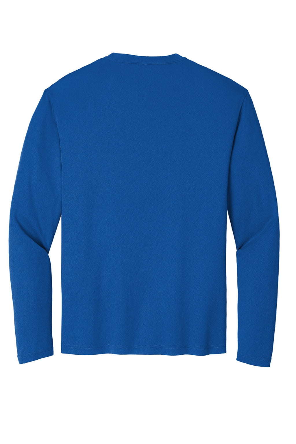 Sport-Tek ST350LS/TST350LS Mens Competitor Moisture Wicking Long Sleeve Crewneck T-Shirt True Royal Blue Flat Back