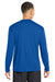 Sport-Tek ST350LS/TST350LS Mens Competitor Moisture Wicking Long Sleeve Crewneck T-Shirt True Royal Blue Model Back