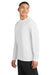 Sport-Tek ST350LS/TST350LS Mens Competitor Moisture Wicking Long Sleeve Crewneck T-Shirt White Model Side