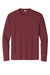 Sport-Tek ST350LS/TST350LS Mens Competitor Moisture Wicking Long Sleeve Crewneck T-Shirt Maroon Flat Front