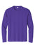 Sport-Tek ST350LS/TST350LS Mens Competitor Moisture Wicking Long Sleeve Crewneck T-Shirt Purple Flat Front