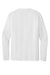 Sport-Tek ST350LS/TST350LS Mens Competitor Moisture Wicking Long Sleeve Crewneck T-Shirt White Flat Back