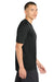 Sport-Tek ST350/TST350 Mens Competitor Moisture Wicking Short Sleeve Crewneck T-Shirt Black Model Side