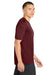 Sport-Tek ST350/TST350 Mens Competitor Moisture Wicking Short Sleeve Crewneck T-Shirt Cardinal Red Model Side