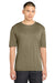 Sport-Tek ST350/TST350 Mens Competitor Moisture Wicking Short Sleeve Crewneck T-Shirt Coyote Brown Model Front