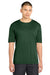 Sport-Tek ST350/TST350 Mens Competitor Moisture Wicking Short Sleeve Crewneck T-Shirt Forest Green Model Front
