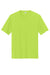 Sport-Tek ST350/TST350 Mens Competitor Moisture Wicking Short Sleeve Crewneck T-Shirt Lime Shock Green Flat Front