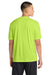 Sport-Tek ST350/TST350 Mens Competitor Moisture Wicking Short Sleeve Crewneck T-Shirt Lime Shock Green Model Back
