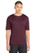 Sport-Tek ST350/TST350 Mens Competitor Moisture Wicking Short Sleeve Crewneck T-Shirt Maroon Model Front
