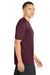 Sport-Tek ST350/TST350 Mens Competitor Moisture Wicking Short Sleeve Crewneck T-Shirt Maroon Model Side