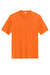 Sport-Tek ST350/TST350 Mens Competitor Moisture Wicking Short Sleeve Crewneck T-Shirt Neon Orange Flat Front