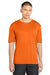 Sport-Tek ST350/TST350 Mens Competitor Moisture Wicking Short Sleeve Crewneck T-Shirt Neon Orange Model Front