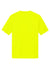 Sport-Tek ST350/TST350 Mens Competitor Moisture Wicking Short Sleeve Crewneck T-Shirt Neon Yellow Flat Back
