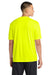 Sport-Tek ST350/TST350 Mens Competitor Moisture Wicking Short Sleeve Crewneck T-Shirt Neon Yellow Model Back