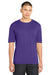 Sport-Tek ST350/TST350 Mens Competitor Moisture Wicking Short Sleeve Crewneck T-Shirt Purple Model Front
