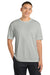 Sport-Tek ST350/TST350 Mens Competitor Moisture Wicking Short Sleeve Crewneck T-Shirt Silver Grey Model Front