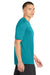 Sport-Tek ST350/TST350 Mens Competitor Moisture Wicking Short Sleeve Crewneck T-Shirt Tropic Blue Model Side