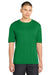 Sport-Tek ST350/TST350 Mens Competitor Moisture Wicking Short Sleeve Crewneck T-Shirt True Kelly Green Model Front
