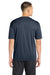 Sport-Tek ST350/TST350 Mens Competitor Moisture Wicking Short Sleeve Crewneck T-Shirt Heather True Navy Blue Model Back