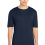 Sport-Tek Mens Competitor Moisture Wicking Short Sleeve Crewneck T-Shirt - True Navy Blue