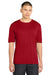 Sport-Tek ST350/TST350 Mens Competitor Moisture Wicking Short Sleeve Crewneck T-Shirt True Red Model Front