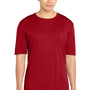 Sport-Tek Mens Competitor Moisture Wicking Short Sleeve Crewneck T-Shirt - True Red