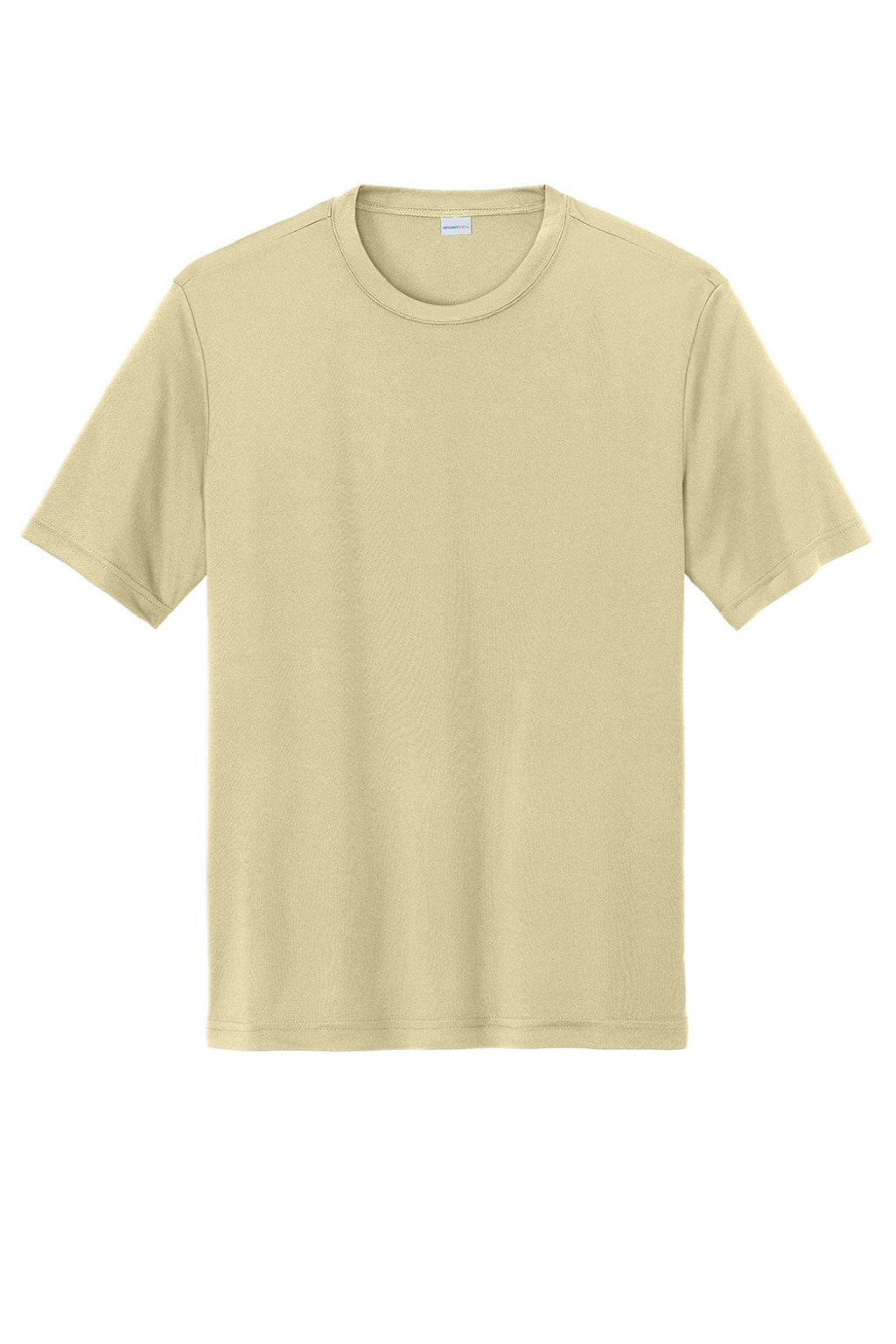 Sport-Tek ST350/TST350 Mens Competitor Moisture Wicking Short Sleeve Crewneck T-Shirt Vegas Gold Flat Front