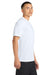 Sport-Tek ST350/TST350 Mens Competitor Moisture Wicking Short Sleeve Crewneck T-Shirt White Model Side