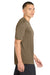 Sport-Tek ST350/TST350 Mens Competitor Moisture Wicking Short Sleeve Crewneck T-Shirt Woodland Brown Model Side