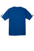 Sport-Tek ST351 Mens Competitor Moisture Wicking Short Sleeve Crewneck T-Shirt Royal Blue/White Flat Back