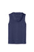 Sport-Tek ST352H Mens Moisture Wicking Competitor Hooded Tank Top Hoodie True Navy Blue Flat Back